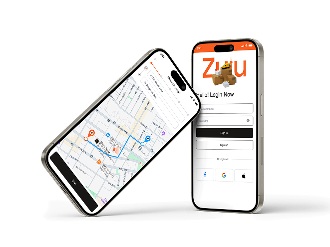 delivery tracking on smartphone